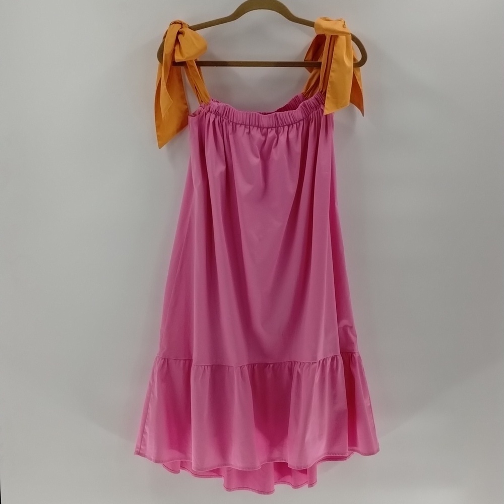 Antonio Melani Kimberly Whitman Caroline 4 Sleeveless Shift Bow Dress Pink